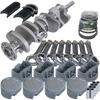 Eagle 65122080 fits Ford 460 SCJ Head 4.140in Crank 6.700in I-Beam Rods -28cc 4.440in Pistons Rotating Assembly