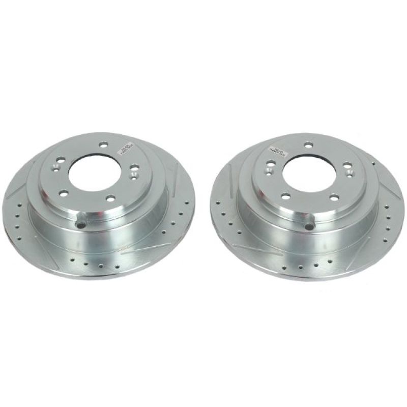 PowerStop fits Kia 04-06 Amanti Rear Evolution Drilled & Slotted Rotors - Pair