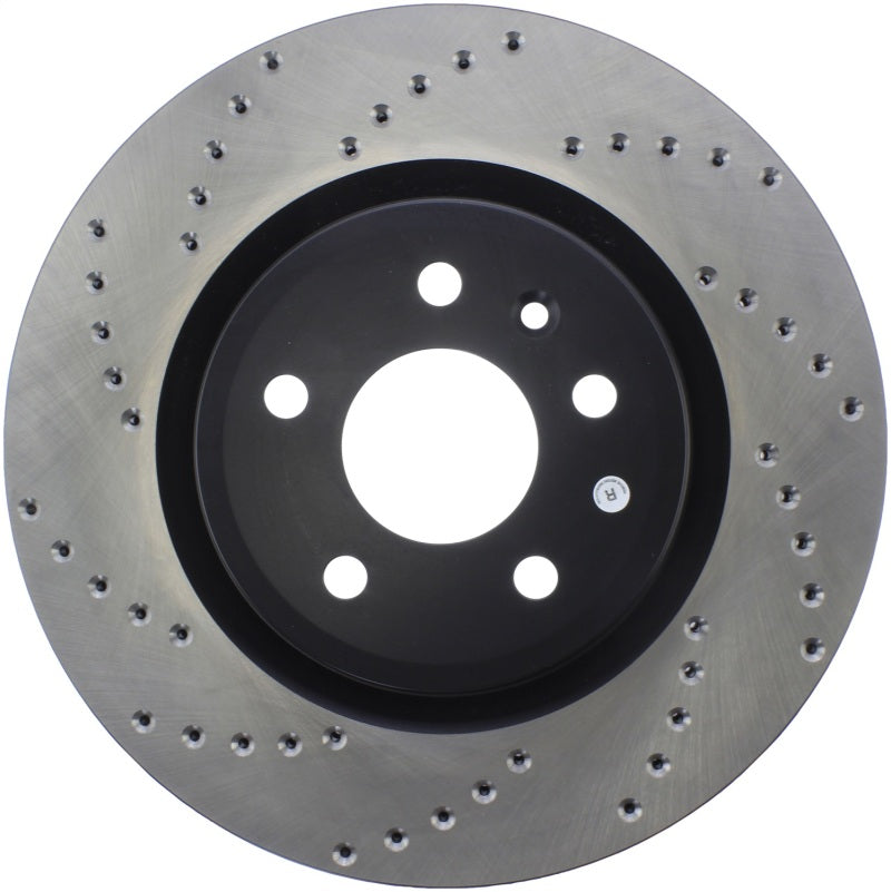Stoptech 128.61102R Drilled Sport Brake Rotor