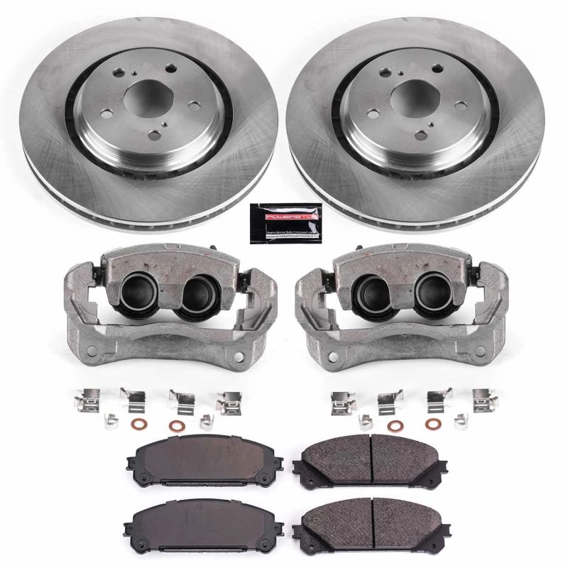 Power Stop KCOE7688A 16-21 fits Lexus RX450h Front Autospecialty Kit w/Cals