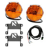 Nacho Offroad Technology V3BC1KASO Nacho Lighting fits Ford Bronco Nacho SAE Only Plug N Play Fog Light Kit - Amber