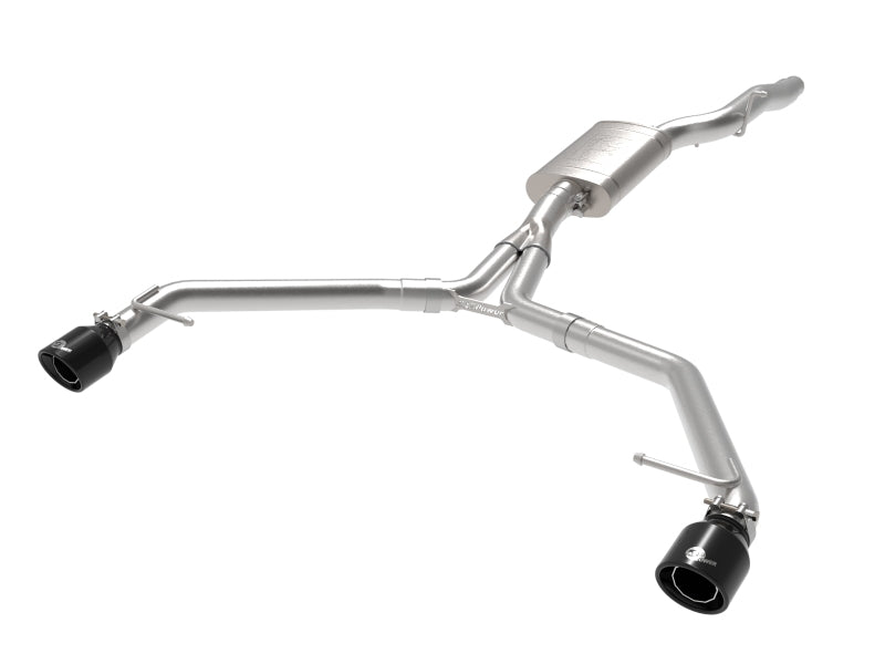 AFE 49-36437-B orce-Xp 13-16 fits Audi Allroad L4 SS Axle-Back Exhaust w/ Black