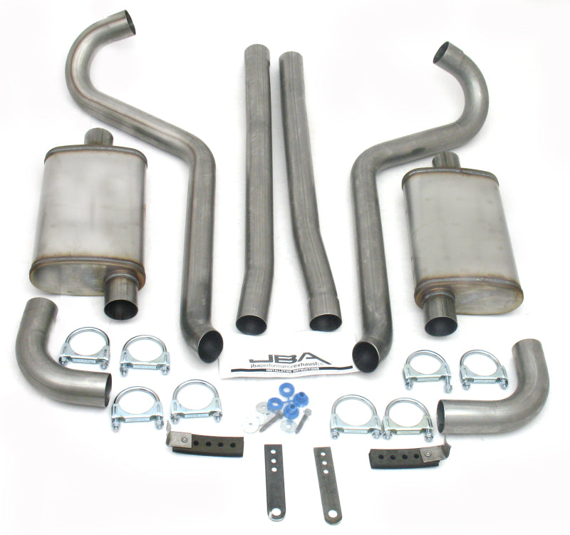 JBA 40-2650 65-70 fits Ford Mustang 260-428 409SS Dual Turn Down Header Back Exhaust