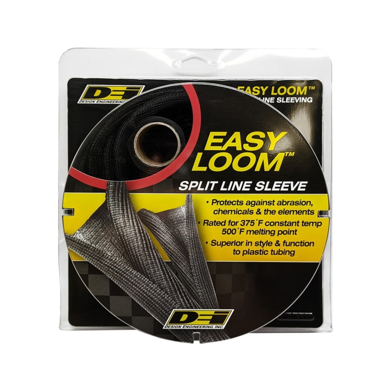 DEI 10650 Split Wire Sleeve Easy Loom 5mm-3/16in x 20 Black