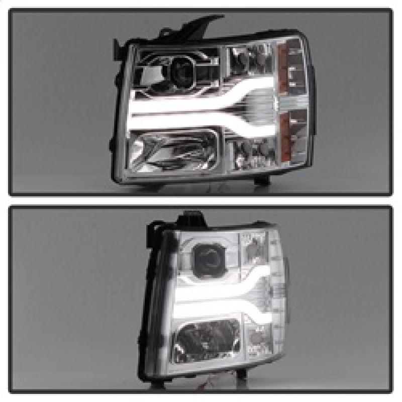Spyder 5083616 fits Chevy 07-13 Silverado 1500 Version 3 Projector Headlights -