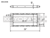 Koyo HH652890N 05-11 Lotus Elise/Exige 1.8L I4 Radiator