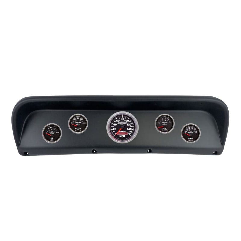 AutoMeter 2937-12 Autometer Sport-Comp II Direct Fit Dash Kit 67-72 fits Ford F100 (1 x 3-3/8in. / 4 x 2-1/16in.)