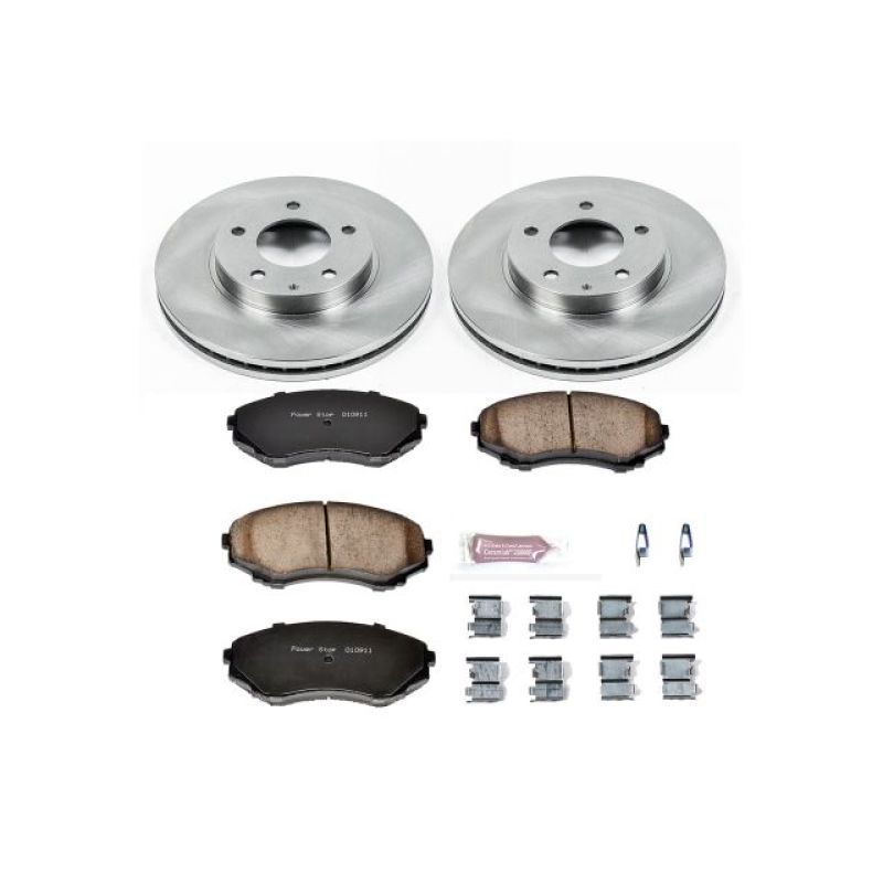 PowerStop KOE1184 fits Mazda 00-06 MPV Front Autospecialty Brake Kit