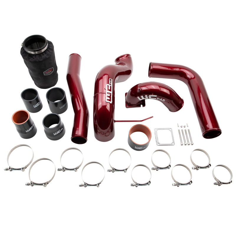 Wehrli 03-07 Dodge 5.9L Cummins High Flow Intake Bundle Kit - Gloss Black - Bronze Chrome