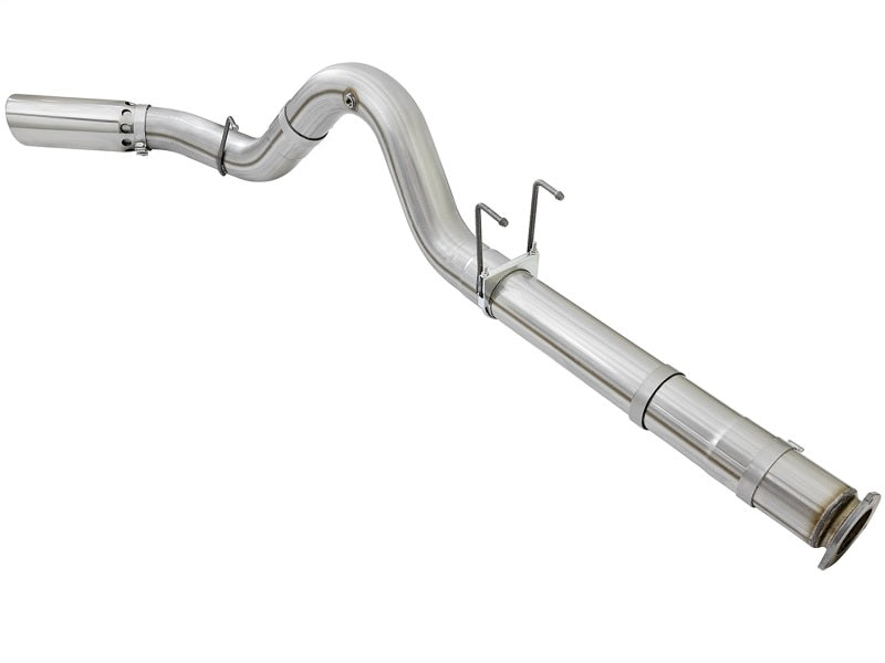 AFE 49-03090-P 5in DPF-Back Alum Steel Exhaust System w/Polished Tip 2017 fits