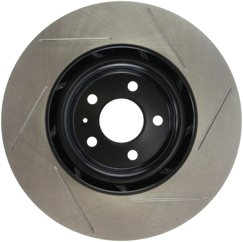 Stoptech 126.33124SR Power Slot 10-6/11 fits Audi S4 / 08-11 S5 Front Right Slotted Rotor