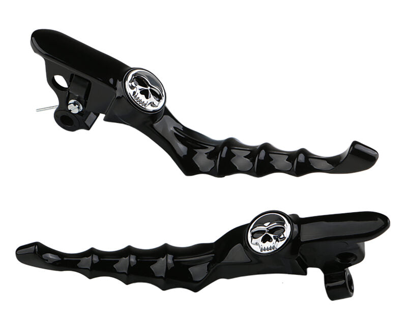 Kuryakyn 10186-2 Zombie Levers 21-23 and select 24-25 Touring Gloss Black
