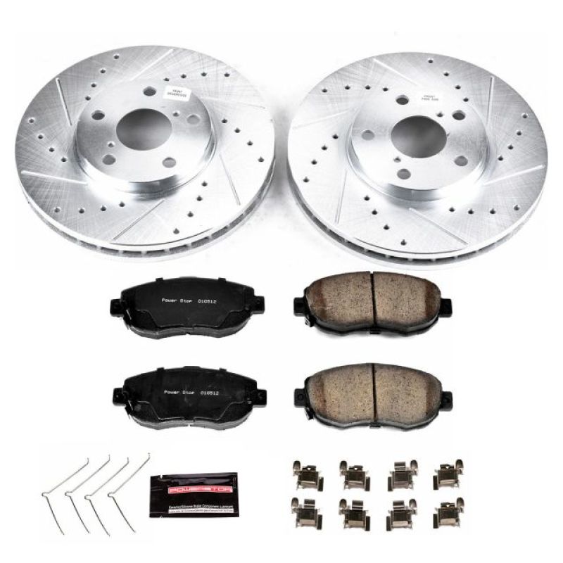 PowerStop K1077 fits Lexus 93-05 GS300 Front Z23 Evolution Sport Brake Kit
