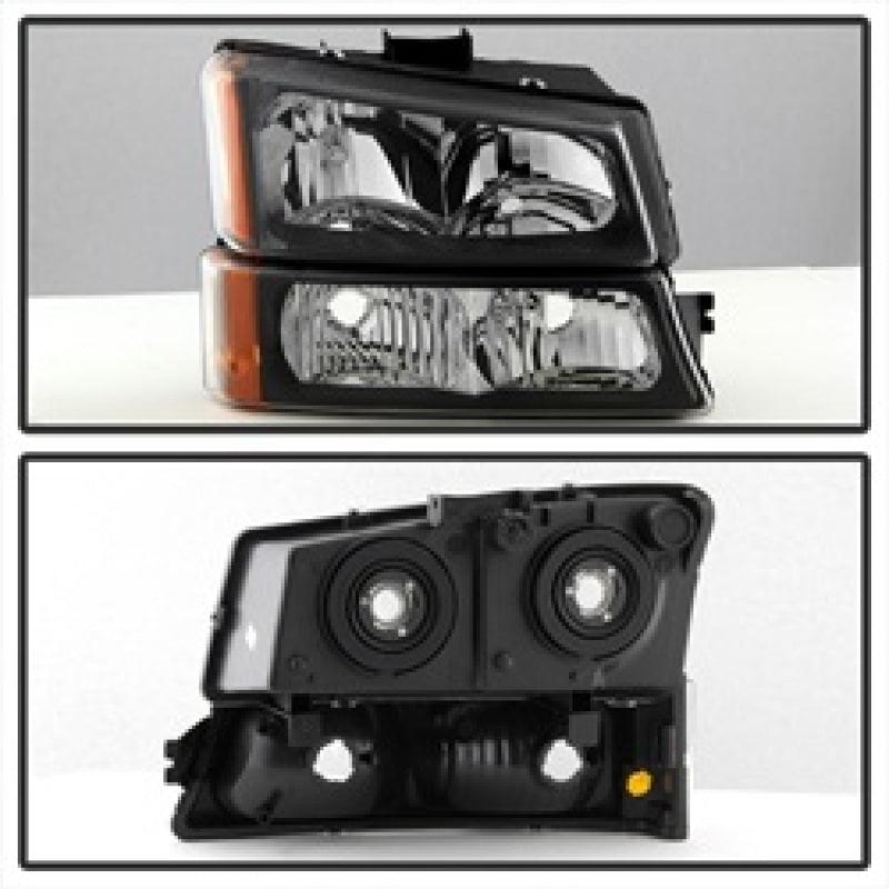 5069801 Xtune fits Chevy 03-06 Silverado 2500HD Crystal Headlights w/ Bumper L