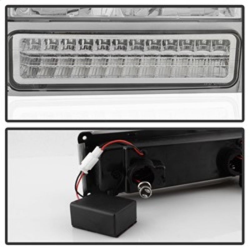 5069559 Xtune Blazer Full Size Corner/LED Bumper Headlights Chrome HD-JH-CCK88
