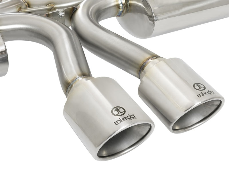 AFE 49-36618-P 3in 304 SS Cat-Back Exhaust System w/ Polished Tips 2017 fits H