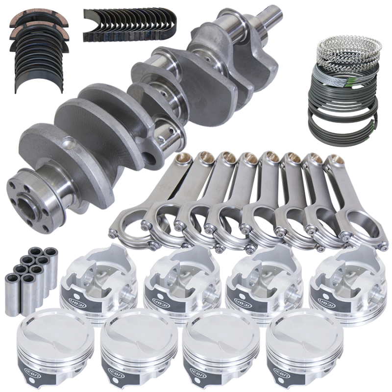 Eagle 14637030 fits Ford 351W 4.000in Crank 2.750in Mains 6.200in H-Beam -15.8cc 4.030in Pistons Rotating Assembly