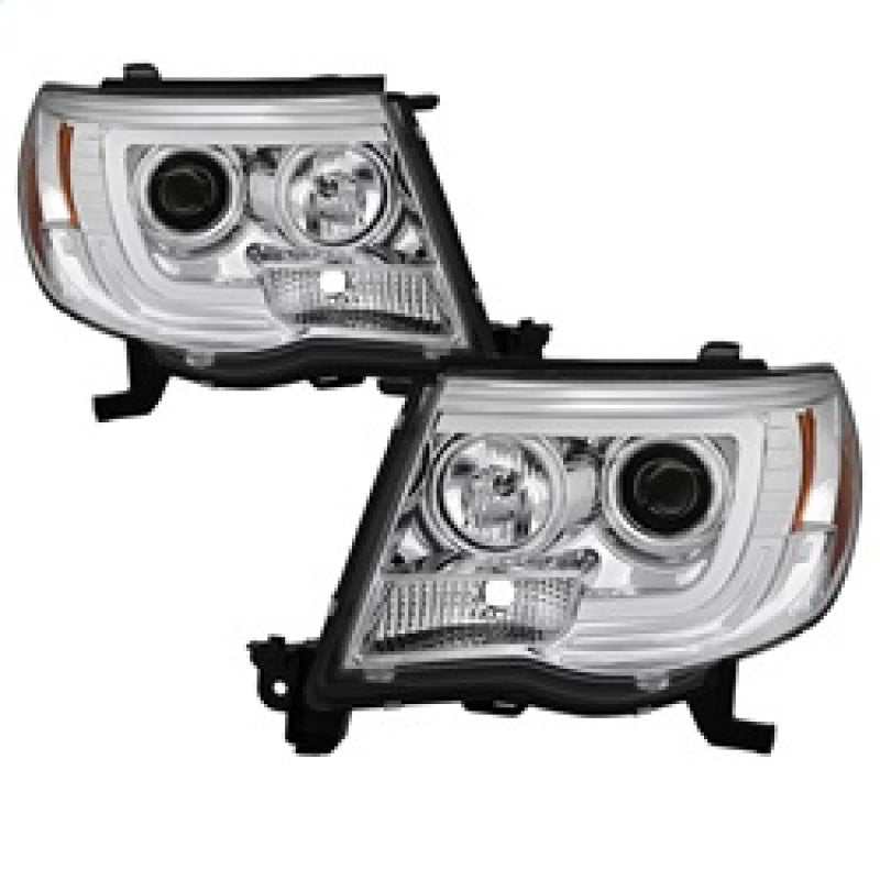 Spyder 5084668 fits Toyota 05-11 Tacoma Projector Headlights - Light Bar DRL -