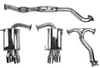Invidia HS15STIG2T 15+ fits Subaru STI 4Dr Q300 Single Layer Titanium Burnt Quad