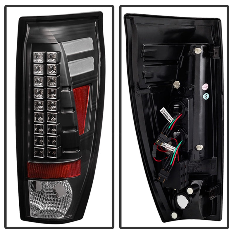 SPYDER 5001061 fits Chevy Avalanche 02-06 LED Tail Lights Black