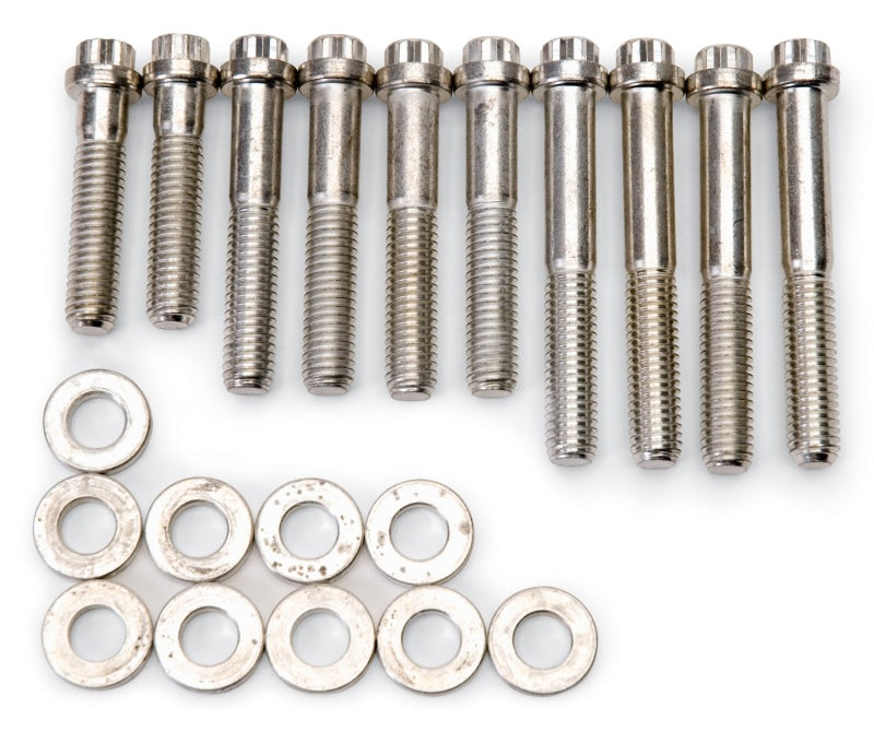 Edelbrock 8507 Plated Intk Bolt Kit for 7105