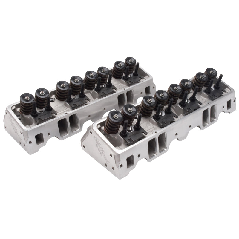 Edelbrock 5087 Cylinder Head E-Series E-210 SB fits Chevrolet (Complete Pair)