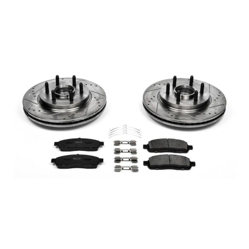 Power Stop K1939 06-08 Lincoln Mark LT Front Z23 Evolution Brake Kit