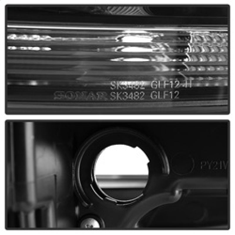 Spyder 5080578 fits Volkswagen 14-16 Golf VII Projector Headlights DRL LED Blk