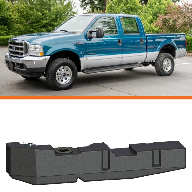 fits Titan Fuel Tanks 7020299 99-07 Ford F-250/F-350 PowerStroke Crew Cab Short Bed 51 Gallon XXL Mid-Ship Tank