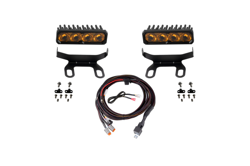 Diode Dynamics DD8861 2013-2018 Ram 1500 Ram Standard SS6 Sport LED Kit Yellow Driving 3000K