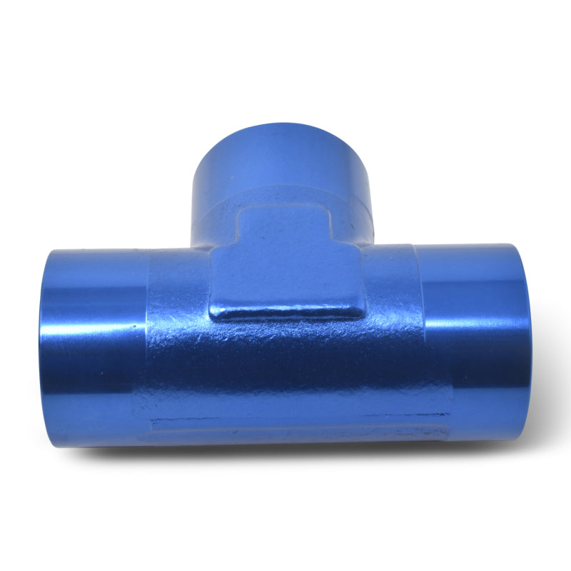 Russell 661730 Performance 3/8in Female Pipe Tee Fitting (Blue)