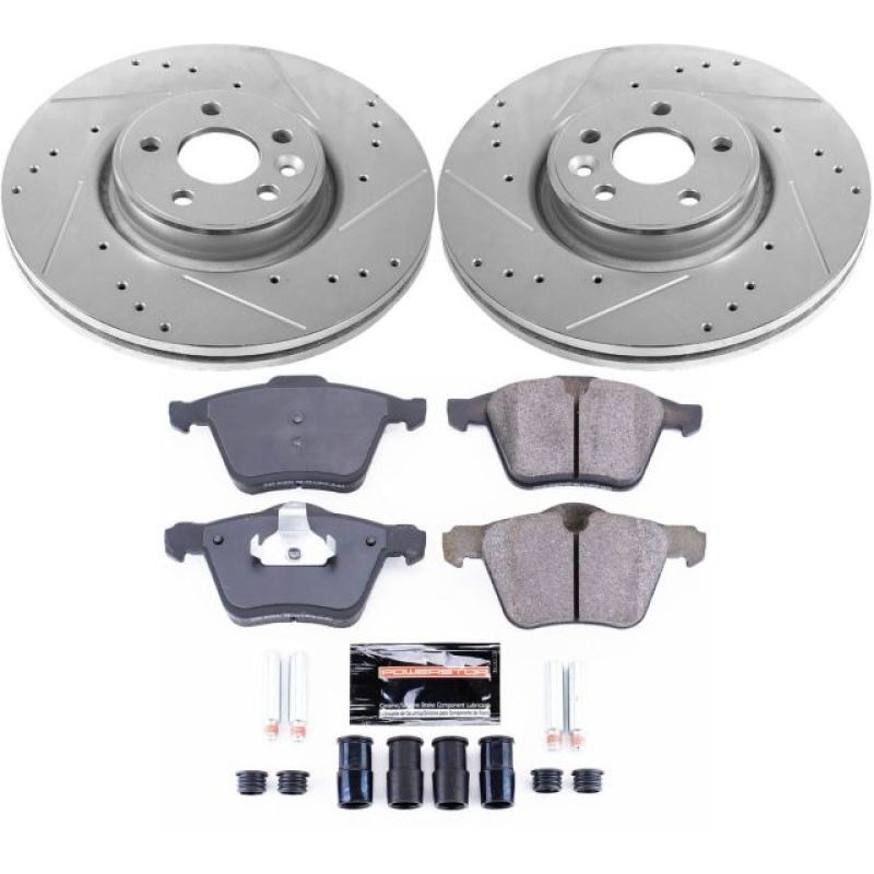 PowerStop K4699 fits Volvo 15-18 S60 Front Z23 Evolution Sport Brake Kit