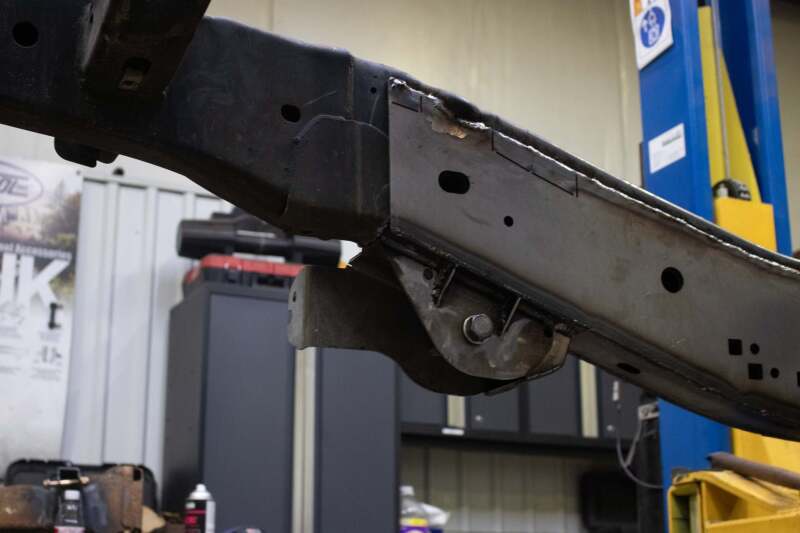 RustBuster RB7014L Forward Leaf Spring Section Left Side