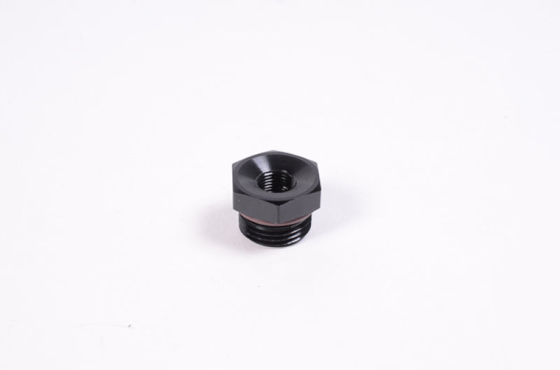Radium Engineering 14-0119 8AN ORB to 1/8NPT Female Adapter Fitting - Blk Anodiz