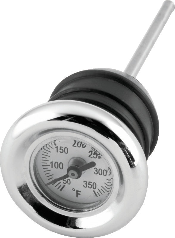 Bikers Choice 490568 84-99 Softail 82-03 XL Chrome Oil Tank Temp Gauge Replaces