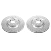 Power Stop AR85151XPR 13 fits Ford Mustang Front Drilled & Slotted Rotor - Pair
