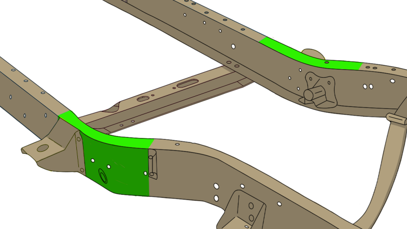 RustBuster RB7357L Front Frame Section