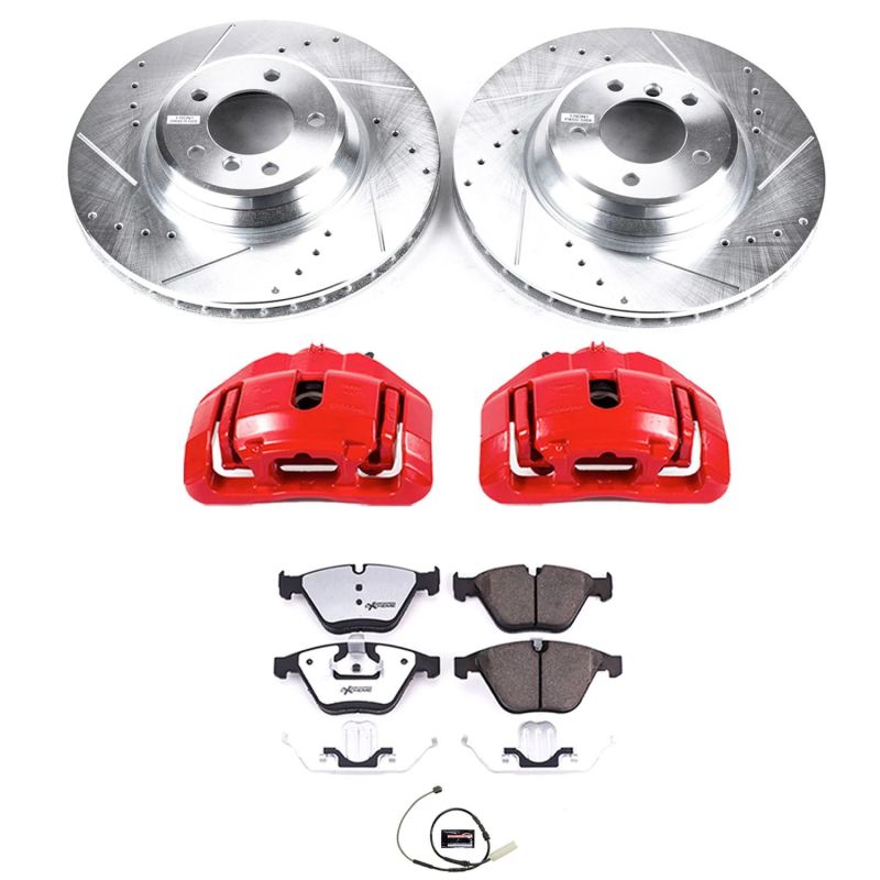 Power Stop KC6055-26 11-13 fits BMW 335is Front Z26 Street Kit w/Cals