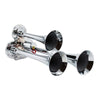 Kleinn 130 Chrome Triple Horn/ 12.5In/10In/7.5In - Chrome-Plated Zinc Alloy