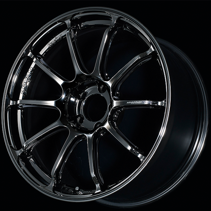Advan YA39H45RSBK RSIII 19x8.5 / +45 Offset / 5x108 / 63.34mm Bore / Black Chrome