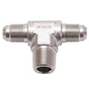 Russell 660121 Performance -6 AN to 3/8in NPT Flare to Pipe Tee Fitting