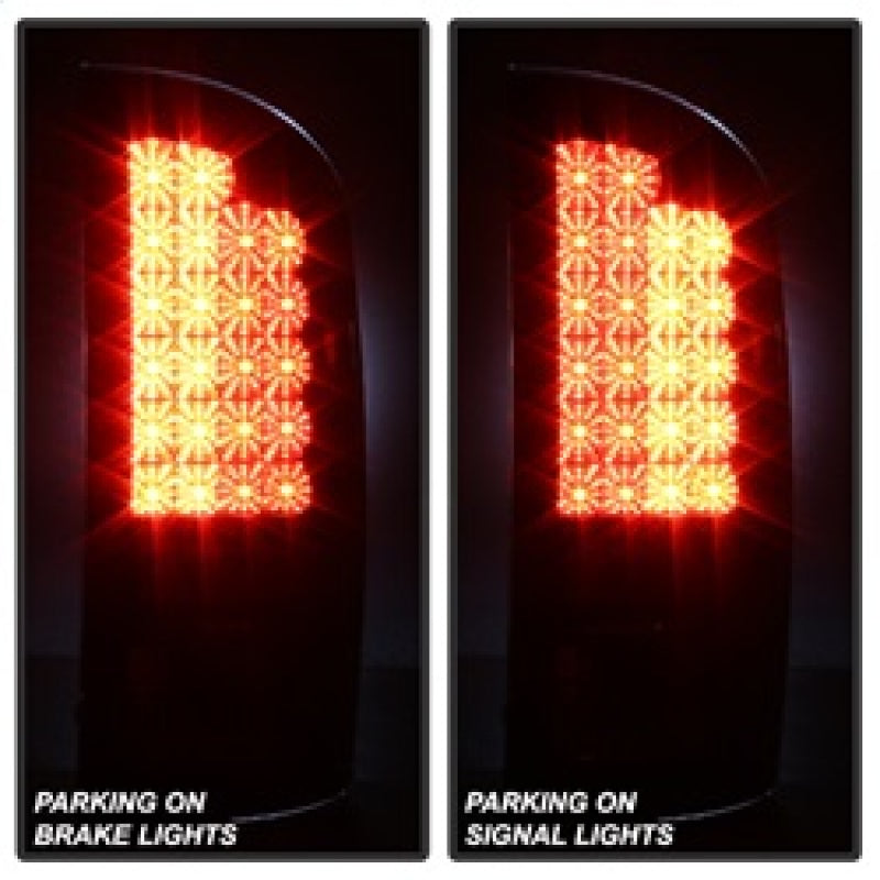 Spyder 5002556 fits Dodge 02-06 Ram 1500/Ram 2500/3500 03-06 LED Tail Light Bla