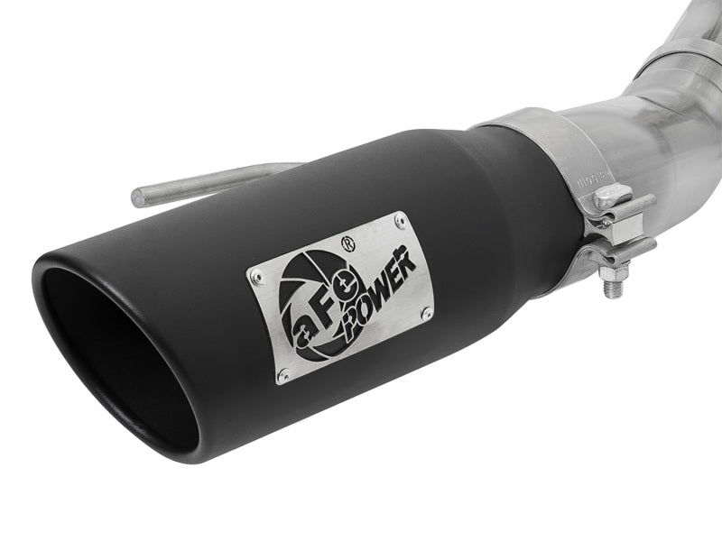 AFE 49-33094-B orce-Xp 3in to 3-1/2in 304 SS Cat-Back Exhaust w/Black Tip 17-18