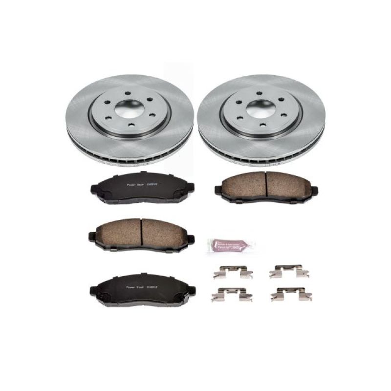 PowerStop KOE142 fits Nissan 05-18 Frontier Front Autospecialty Brake Kit