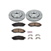 PowerStop KOE142 fits Nissan 05-18 Frontier Front Autospecialty Brake Kit