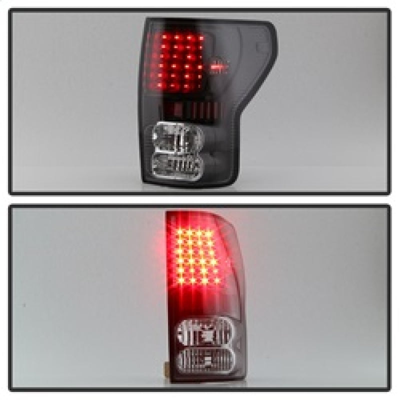 5013200 Xtune fits Toyota 07-13 Tundra LED Tail Lights Black ALT-ON-TTU07-LED-
