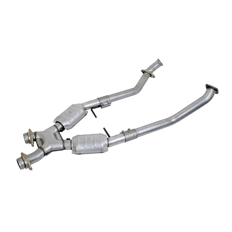 BBK 1666 Mustang 4.6 GT High Flow X Pipe With Catalytic Converters - 2-1/2