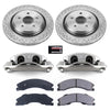 Power Stop KCOE5563 11-19 fits GMC Sierra 3500 HD Rear Autospecialty Kit w/Cals