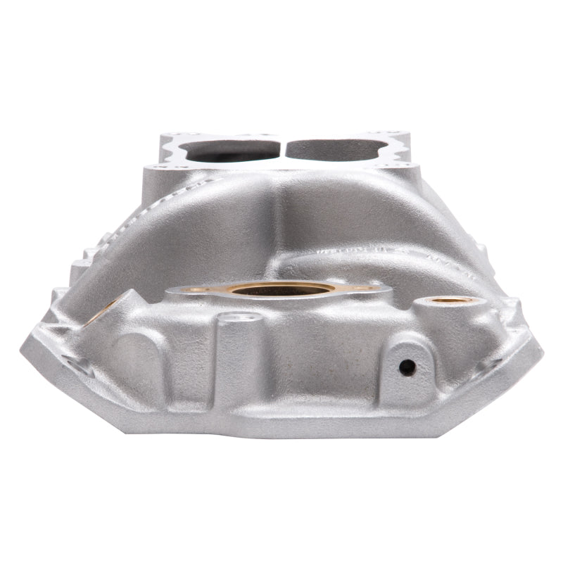 Edelbrock 2506 Manifold fits SBC 23-Degree Marine RPM 1987-1995 w/ Brass
