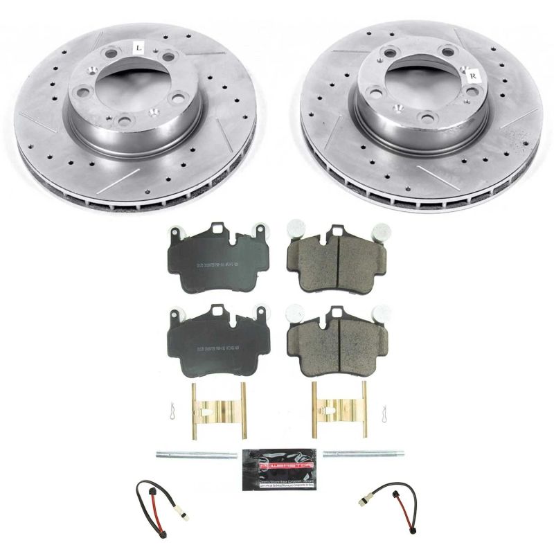 PowerStop K6731 fits Porsche 06-08 911 Front Z23 Evolution Sport Brake Kit
